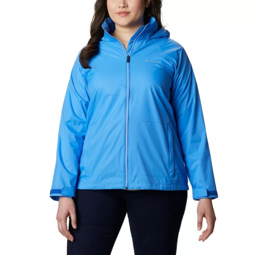 Women's Switchback III Jacket Plus Size Harbor Blue Columbia Sale