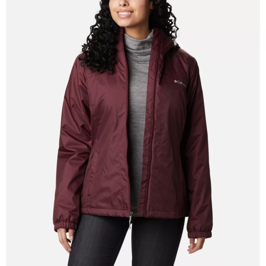 Women's Switchback Sherpa Lined Jacket Malbec Columbia Sale