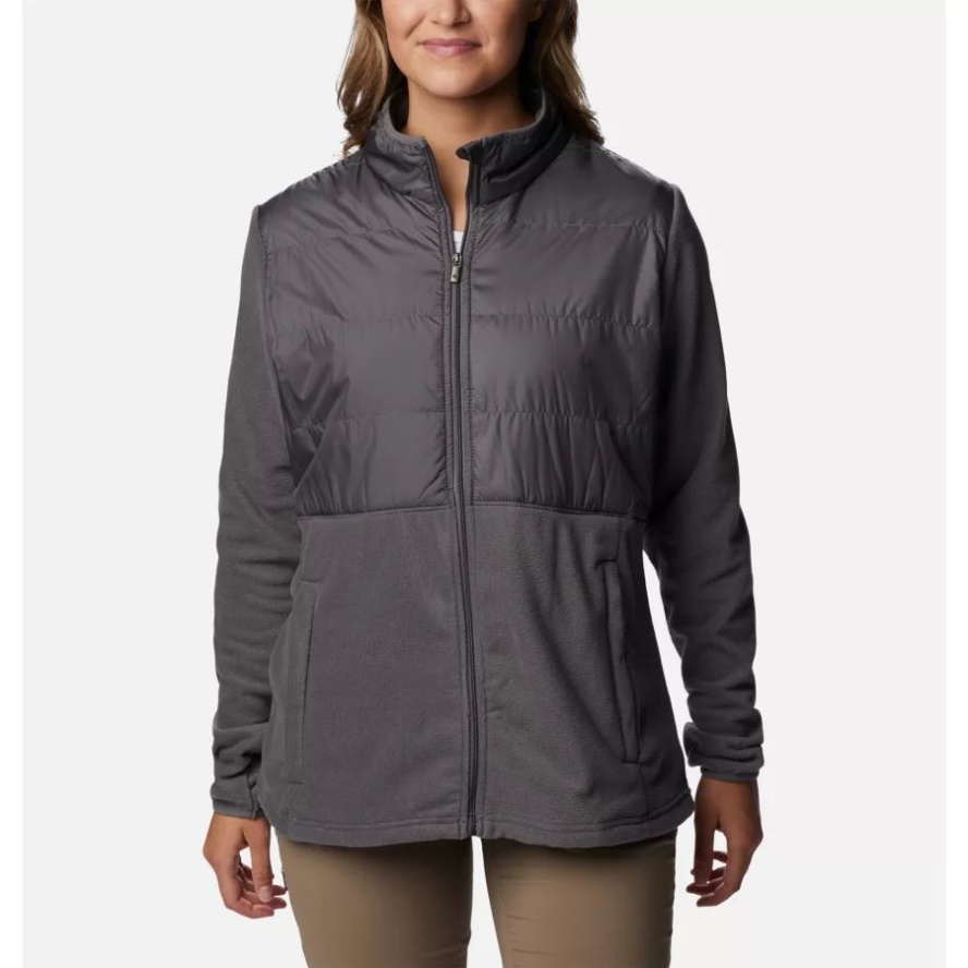 Women's Tamarancho Fleece Full Zip Jacket Columbia Sale City Grey