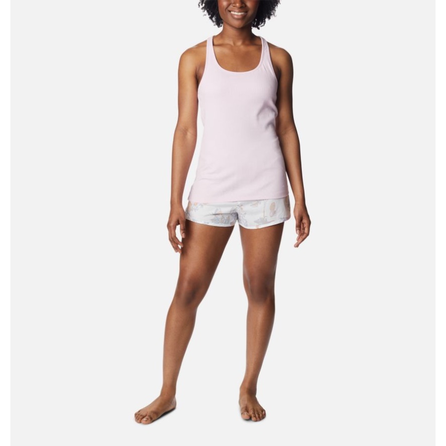 Women's Tank & Shorts Sleep Set Columbia Sale White / Radical Botanical