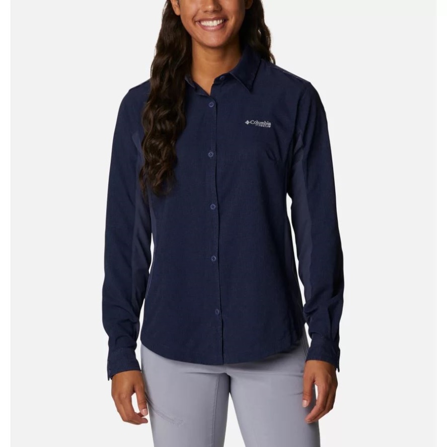 Women's Titan Pass Irico Technical Shirt Columbia Sale Nocturnal Heather