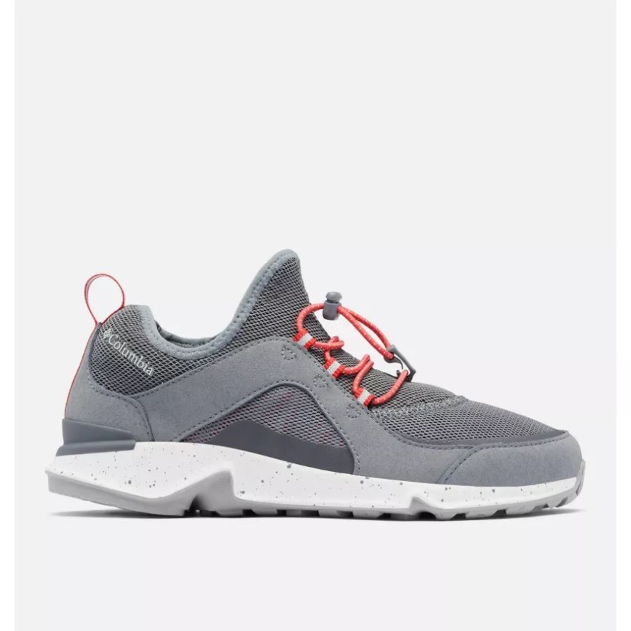 Women's Vitesse Slip Shoe Columbia Sale Grey Ash/Red Hibiscus