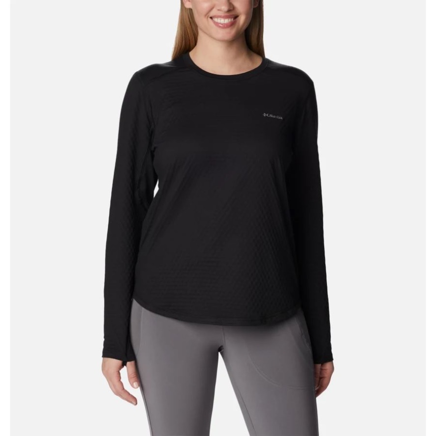 Women's W Bliss Ascent Long Sleeve Technical T-shirt Black Columbia Sale