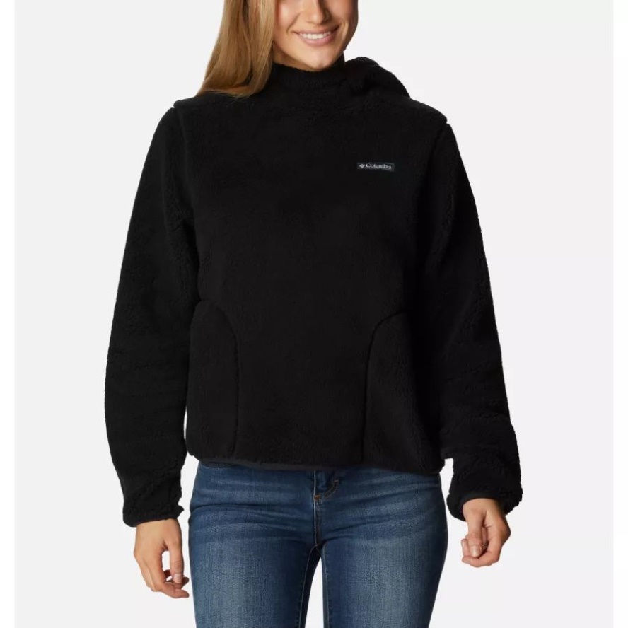 Women's West Bend Hooded Fleece Black Columbia Sale