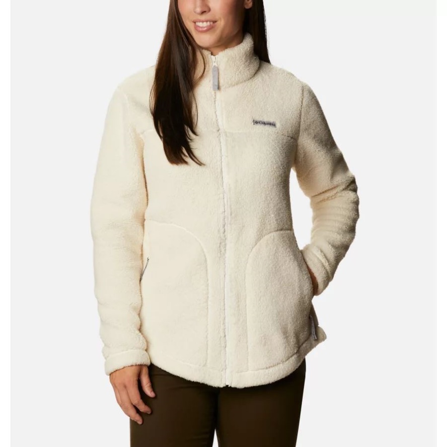 Women's West Bend Sherpa Jacket Chalk Columbia Sale