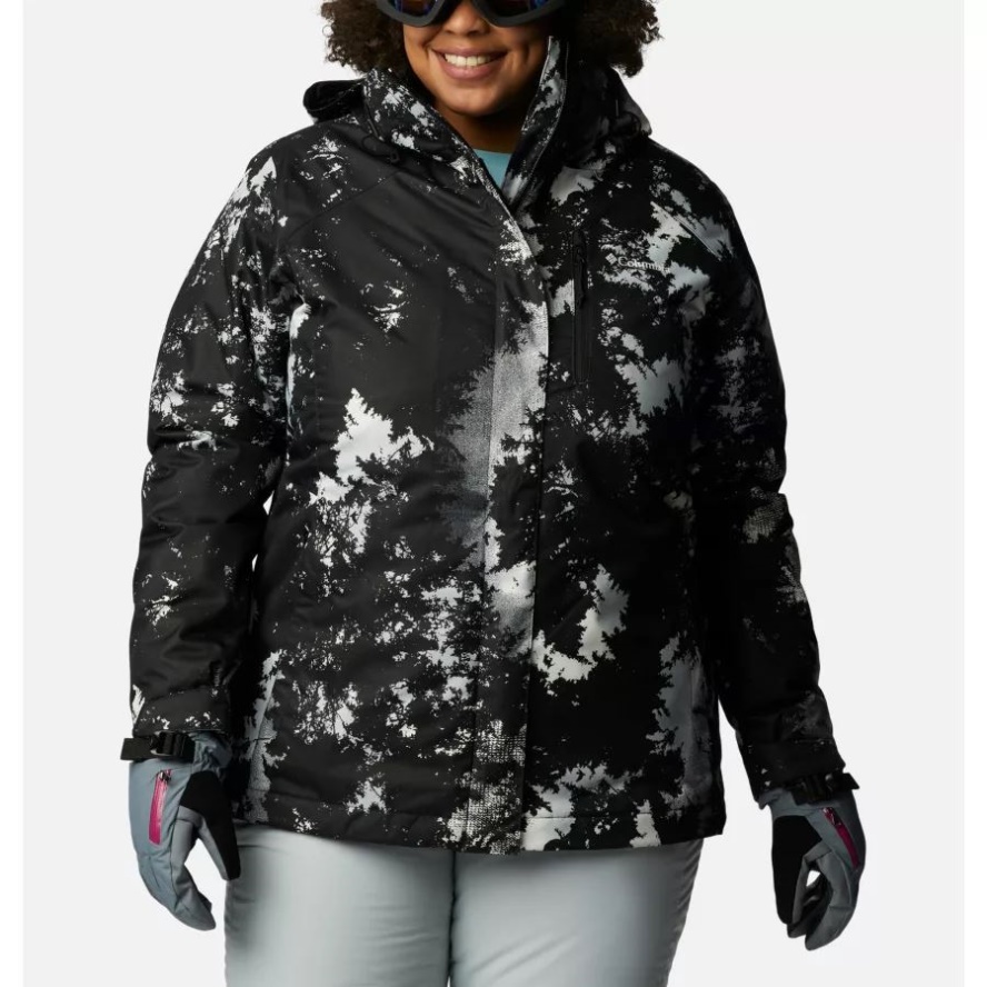 Women's Whirlibird IV Interchange Jacket Plus Size White Lookup Print Columbia Sale