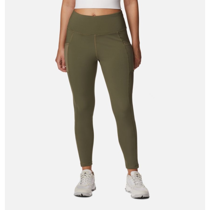 Women's Windgates High-Rise Leggings Columbia Sale Stone Green