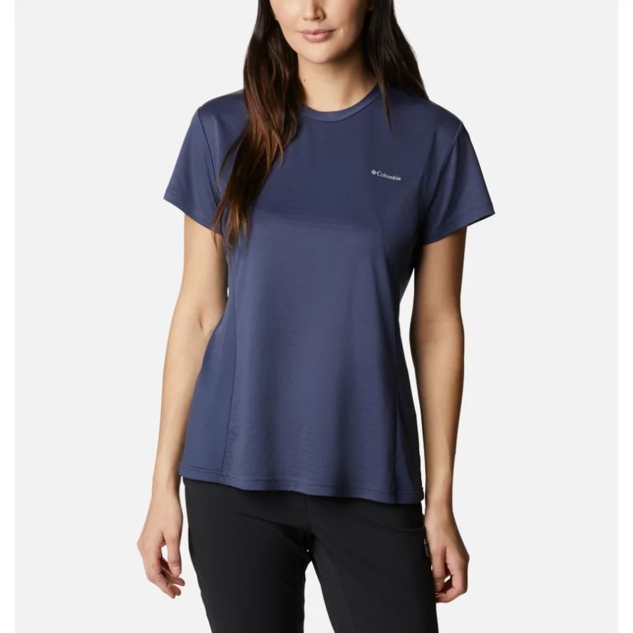 Women's Zero Ice Cirro-Cool Short Sleeve Shirt Nocturnal Columbia Sale