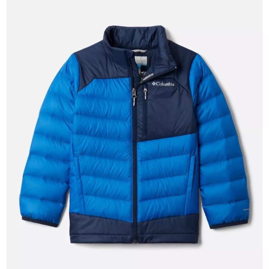 Youth Autumn Park Down Jacket Bright Indigo/Collegiate Navy Columbia Sale