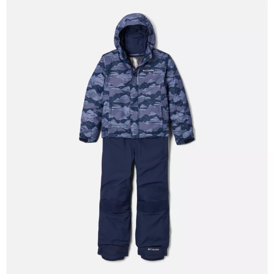 Youth Buga Snow Set Collegiate Navy Scrapscape Tonal Columbia Sale