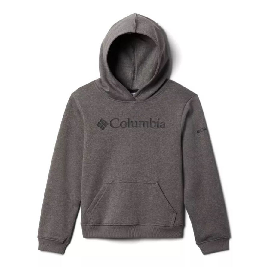 Youth Trek Hoodie Charcoal Heather Columbia Sale