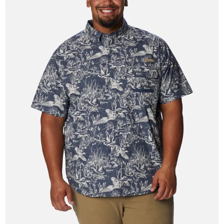 Zinc Flyin High Print Columbia Sale Men's PHG Super Sharptail Short Sleeve Shirt Big